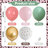 Pink and Green Balloons, Jungle Safari Balloon 12 Inch Leopard