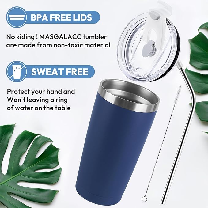 Retirement Gifts for Men & Women 2026 20oz Navy Blue Tumbler Funny