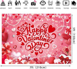 Happy Valentine's Day Backdrop Romantic Love Hearts Valentine's Day