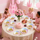 96Pcs Princess Birthday Party Supplies Princess Birthday Plates and