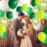 60PCS Green Party Balloons, Dark Green Emerald Green Lime Greens