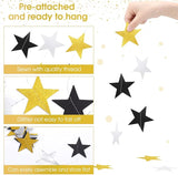 Patelai Glitter Star Garland Banner 2026 Graduation Decor 130 Feet #13