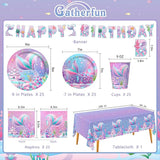Mermaid Birthday Decorations for 25 Guests Mermaid party supplies