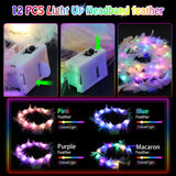 156 PCS Glow in the Dark Valentines Day Party Supplies, 12 Light Up