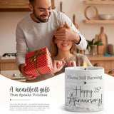 25th Anniversary Candle 25th Wedding Anniversary Present for Couple