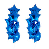 Blue Star Balloon 18 Inches Foil Balloons Mylar Helium Balloons for