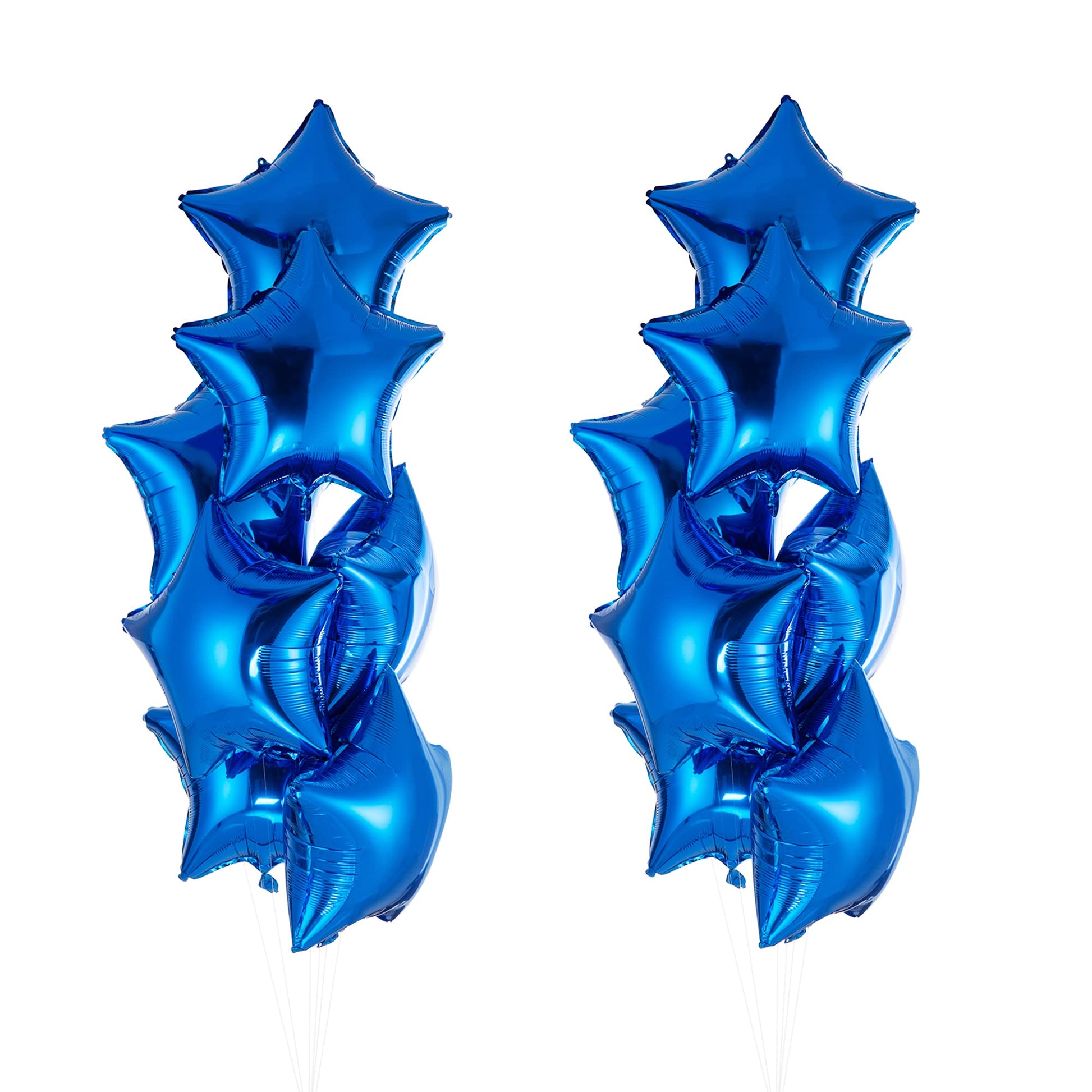 Blue Star Balloon 18 Inches Foil Balloons Mylar Helium Balloons for