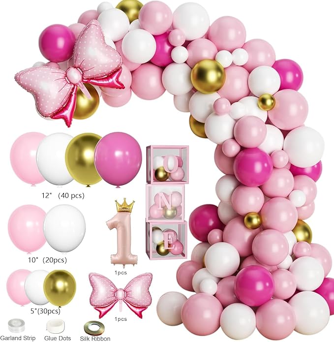 Baby Girl 1st Birthday Decorations Baby First Birthday Supplies