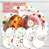 96Pcs Happy 1st Birthday Party Supplies Colorful Polka Dots 1st
