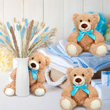 6 Sets 123 Pcs Bear Baby Shower Table Centerpieces Dried Pampas Decor