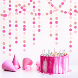 Hot-Pink Rose-Gold Party Decorations Garland - 52ft Wedding Bridal