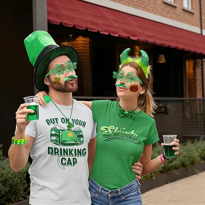 114pcs st patricks day accessories set Festival Theme glasses