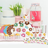 Donut Party Supplies Kit for 24 Sweet 1st Birthday Two Sweet and
