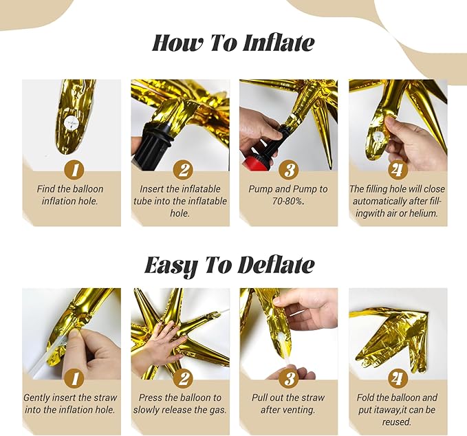 FOTIOMRG Black and Gold Balloons Garland Arch Kit, 5 10 12 18inch