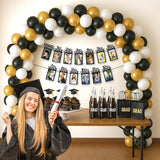 PartyHooman Graduation Photo Banner K-12, Kindergarten to 12th Grade f