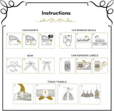33 Pc Just Married Car Decorations Wedding Reception & Ceremony
