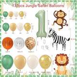Wild One Birthday Decorations Jungle Safari Animal Theme First