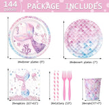 Mermaid Themed Party Decorations Supplies Little Pink Mermaid Party