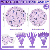Yungyan 144 Pcs Kpop Birthday Decorations Kpop Party Plates Cups