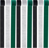 Black Green Silver Party-Decorations Streamers - 9 Rolls Graduation