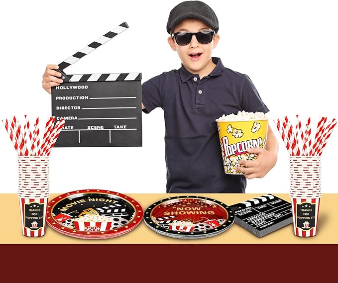 Movie Night Party Supplies Decorations Movie Theme Birthday Paper