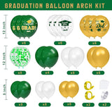 Graduation Decorations 2026 - Green and Gold Graduation Decorations -