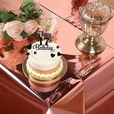 17th Birthday Decorations for Teen Girls Black Rose Gold Party Kit