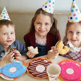 Donut Party Supplies Kit for 24 Sweet 1st Birthday Two Sweet and