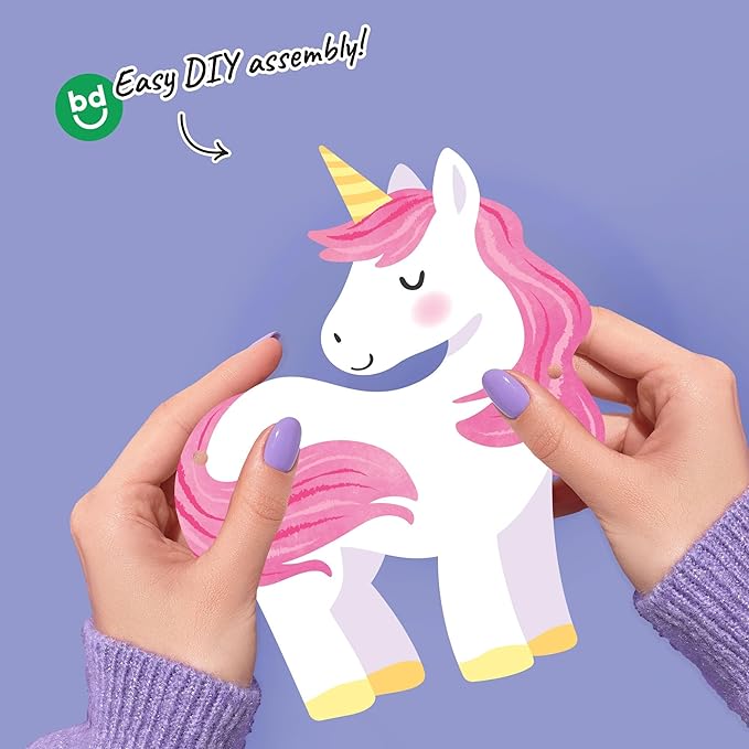 Big Dot of Happiness Unicorn Garland Banner Rainbow Birthday Party