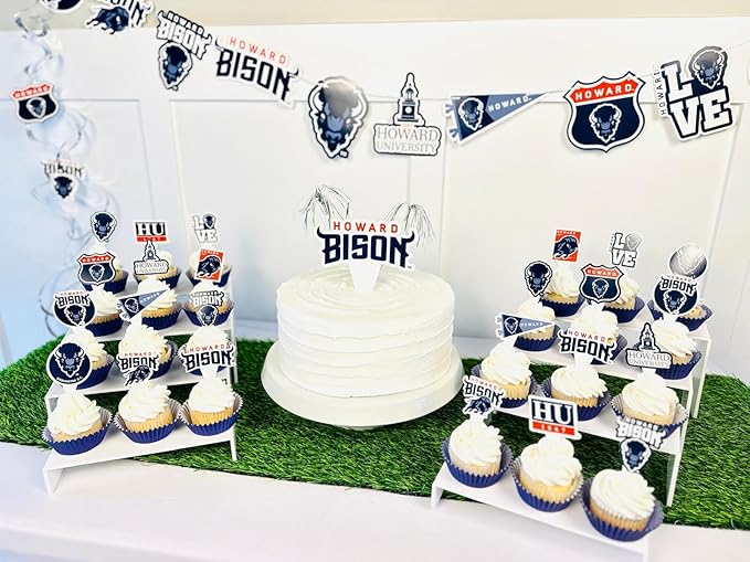 Howard University Party Supplies for Football, Birthday Gift, HU