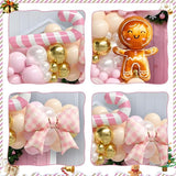 Christmas Balloon Arch Kit 120 PC Pink and Gold Balloon Arch