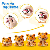 Party Favors for Kids 24PCS Safari Animal Cute Squishy Keychains