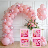 Pink Graduation Decorations Class of 2026 - Set of 4 Balloons Boxes