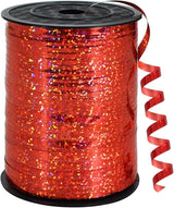 BEISHIDA 500 Yards Red Ribbon Crimped Curling, Balloon String Shiny