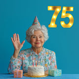 75th Birthday Decorations for Women Men 75 Birthday Decorations for