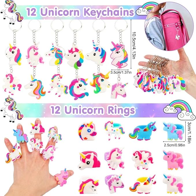 Unicorn Party Favors 134 Pcs Unicorn Birthday Party Decorations