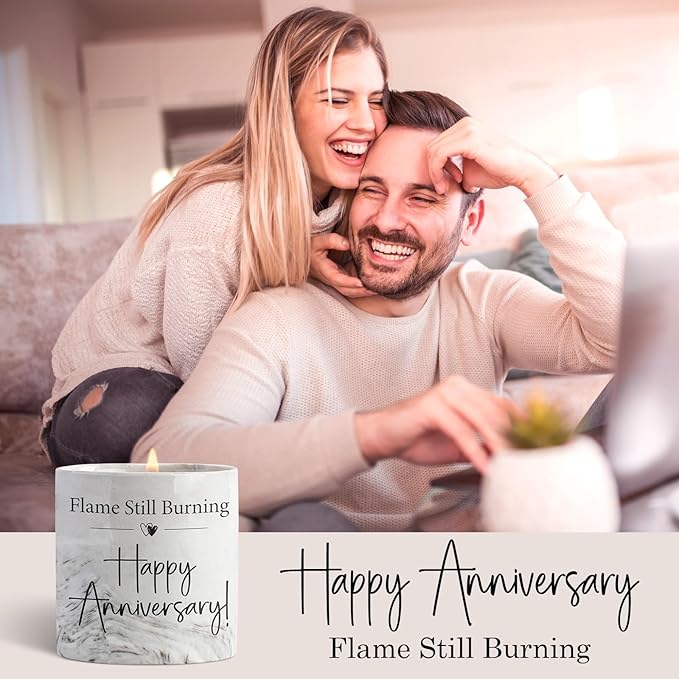 Anniversary Candle Aniversario Gifts for Men Women & Couples