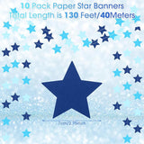 Patelai Glitter Star Garland Banner 2026 Graduation Decor 130 Feet #5