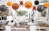 12Pcs Halloween Hanging Decorations Paper Lanterns Jack O' Lantern