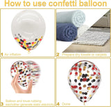 Bezente Red Black and Gold Latex Balloons,60pcs 12 inch Red Black