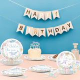 96 Pcs Under the Sea Party Decorations Ocean Plates and Napkins Sea