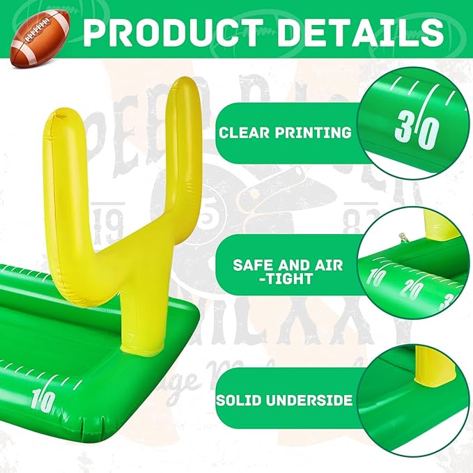 Inflatable Football Field Cooler Football Party Drink Cooler
