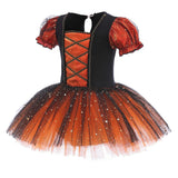 NEWEPIE Baby Girls Princess Leotards Ballet Dance Skirted Tutus