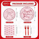 200Pcs Valentine's Day Decorations Happy Valentine