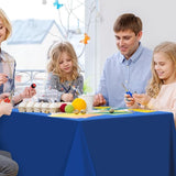6Pcs Navy Blue Tablecloths,Disposable Plastic Tablecloth,Waterproof