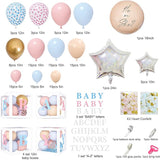 164PCS Gender Reveal Balloon Boxes Decorations Pink and Blue Balloon