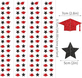 Red-Black Graduation-2026 Class Party-Decorations Garland - Congrats