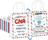 Gilprop 48 Pcs CNA Week Gifts Bags Bulk Double Sided CNA Thank You