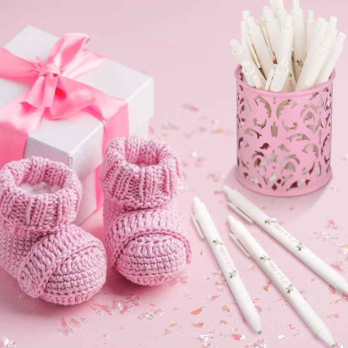 Ireer 36 Pcs Floral Baby Shower Pens Gifts Bulk Party Favors for