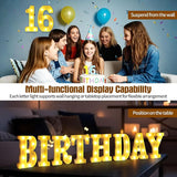 Marquee Numbers 1st First Birthday Decorations for Girls Boys One